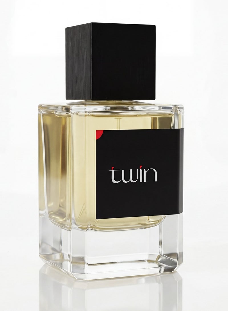 توين عطر ديلين أو دو بارفان 55 مل، عطر زهري فاكهي أنيق، عطر للجنسين يدوم طويلاً، يتميز بنفحات الليتشي والبرغموت والورد وزنبق الوادي والفانيليا والمسك وخشب الكشمير - Image 4